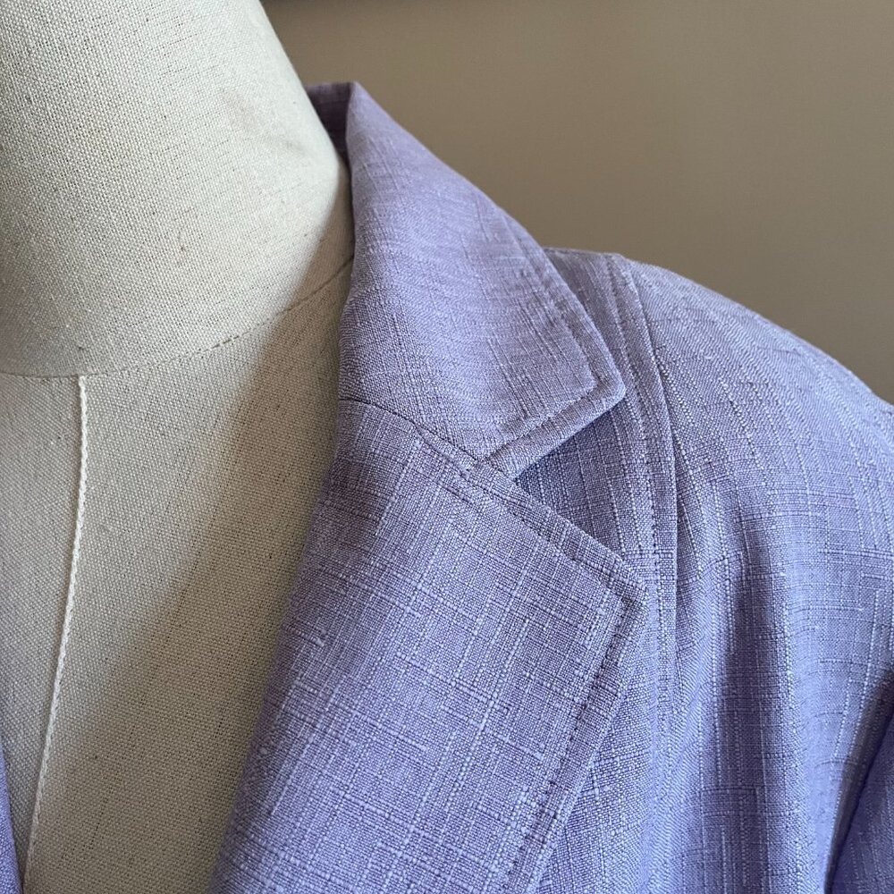 Alfred Dunner Lilac Spring/Summer Blazer  Size 18 NWT - Picture 2 of 10